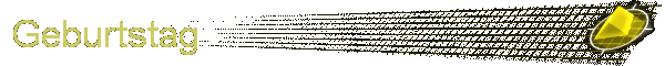 Geburtstag